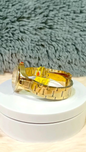INVICTA Wildflower Crystal Mother of Pearl Dial Ladies Watch Gold tone