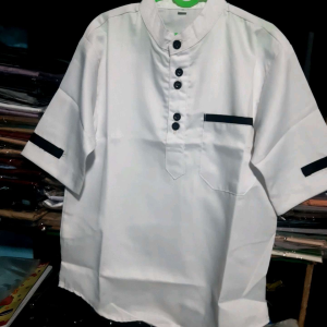 Koko Kurta Anak Laki Laki Usia 2-12 tahun Lengan 3/4 kain Katun Premium Toyobo Tojiro . produk by SANTIKA FASHION