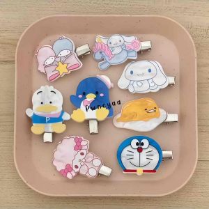 กิ๊บ sario น่ารักๆ งานหินอ่อน 2 ชิ้น อะครลิค สไตล์เกาหลี พร้อมส่งในไทย