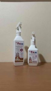 สเปรย์น้ำยาฆ่าเชื้อ F10 SC พร้อมใช้งาน ปลอดภัยกับสัตว์เลี้ยงและมนุษย์