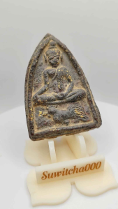 C180 พระขุนแผนขี่ไก่ เนื้อดิน หลวงพ่อกวย วัดโฆสิตาราม จ.ชัยนาท ขนาด 4.0x5.5 cm