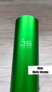 [ ROLL ] Sticker Hijau Matte Chrome / Skotlet Hijau Satin / Stiker Green Metalik Doff