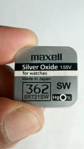 Baterai Maxell 362 SR721SW 1.55 VOLT ORIGINAL BATTERY Jam Tangan