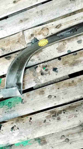 PISAU SADAP KARET BAJA PUTIH NO.1 ORIGINAL SUPER TAJAM