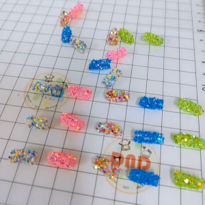 闪粉亮片手工树脂配件 自制手工饰品材料 Glitter Sequins Creative Colourful Bling Diy Accessories Handcraft Handmade Art DC1210