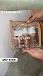 Paket Whitening MK SKIN skincare untuk kulit normal kulit kusam anti belang