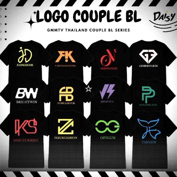 KAOS T-SHIRT LOGO COUPLE BL THAILAND SERIES || KAOS AKTOR