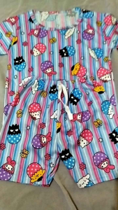 Setelan pendek pendek anak perempuan