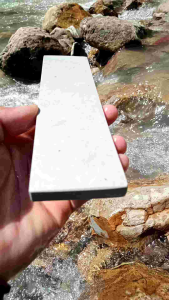 Batu Asah Pisau Sadap Grit 8000 Ukuran 20x5x8 cm Asli Alam