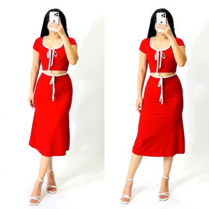 Valu$hop MIDI SKIRT TERNO/TOP AND SKIRT COORDS/CASUAL WEAR