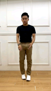 Celana panjang pria slim fit Chinos terbaru