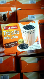 COMBO 10 HỘP TRÀ SỮA TRÂN CHÂU HILLWAY(hộp  gồm 5 gói trà sữa ×22g và 5 gói trân châu ×30g)