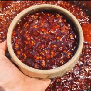 Tương Ớt Xào - Ớt Rim Huế Hũ 220g - Cay Nhẹ Thơm Nồng Mặn Ngọt Đậm Vị