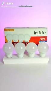 Lampu In Lite Led Paket Inlite 9w Value INB 010 Led Pack Beli 3 Gratis 1 MJ Elektric Warna Putih