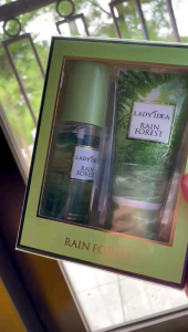 vs body perfume body lotion rain forest set
