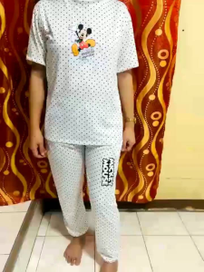 (New Arrival) PRINTED TERNO POLKADOT JOGGER FOR WOMEN CAN FIT SMALL UP TO XL HIGH QUALITY PRODUCTS COTTON SPANDEX.