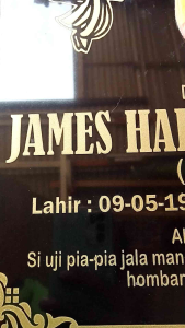 Lempengan NISAN MAKAM PHOTO uk40x40 Granite