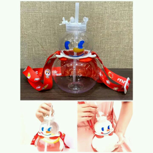 botol mixue asli 800 ml + sedotan bahan tebal