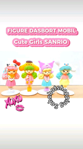 Pajangan Dashboard Mobil Karakter Cute Girl