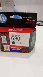 HP F6V27AA 680 Bk + F6V26AA 680 Clr Ink Cartridges