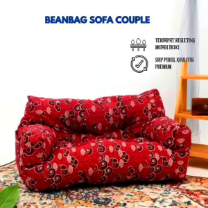 Sofa Malas Beanbag Couple 2Seater / sofa aesthetic / sofa bed / sofa minimalis Bahan Legacy Siap Pakai