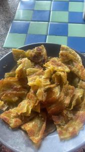 โรตีใบเตย โรตีกึ่งสำเร็จรูป สะอาด อร่อย ไร้สารกันบูด (1แพคมี5แผ่น)