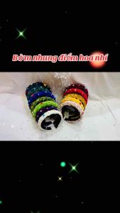 Bờm nhung điểm hoa nhí cho mẹ và bé m103