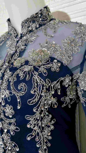 Set Kebaya Pesta Kebaya Rawis Murce & Rok Songket Plisket