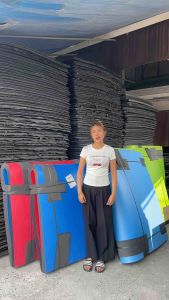 แผ่นแพเปียก แพลาก สีทูโทน หนา 60 มม. ขนาด 130x240 cm.