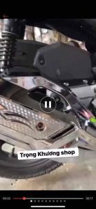 Ốp phụ kiện xe ARIBLADE 2022-2024 xi mạ crom sáng bóng