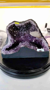 Natural Brazil Collection Water Element Rainbow Amethyst Cave Ornament AA31