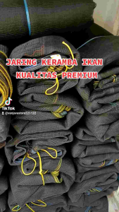 V221 Keramba Ikan Ukuran 2x2x1 Pakai Tutup Resleting Bahan Waring Dan Kasa Karamba Jaring Ikan