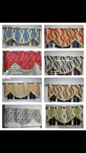 ring valance curtain critona cotton (kmshop)