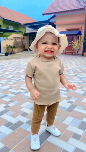 Legging celana bayi RIB cordoray Baby Grab premium katalog warna coklat