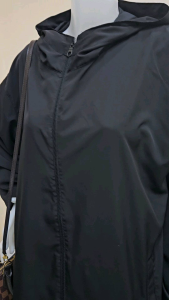 เสื้อแจ็คเก็ตสีดำ ไซส์XL