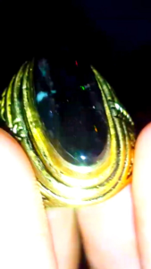 Cincin Batu Black Opal Sempur Banten Natural Jarong Bahan Ranting