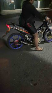 KNALPOT RACING PR1 EXHAUST PENDEK FULL SARANGAN BLACK COATING UNTUK VIXION SATRIA FU CBR VERZA MEGAPRO DLL