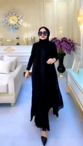 Arabian bordir bertabur Mote Swarosky terbaru // COD // Arabian Dubai seri hitam Termewah // Promosi Arabian dewasa // Yunita Lestari Fashion