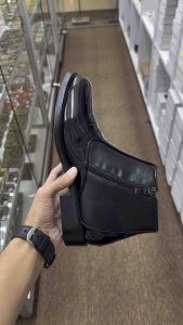 kasut potong PDRM GD Boots Zip Leather Boots Kasut Kulit 6611 Lelaki Black Boots Smart Casual Office Boots