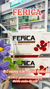 FERICA bổ sung Sắt  acid folic
