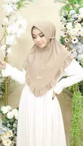 HAWA Hasanah Hijab Instan Jersey Airis Premium Kerudung Bergo Pad Jilbab Rempel HS