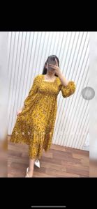 MIDI DRESS RAYON PREMIUM MIDI DRESS KEKINIAN DRESS SABRINA MIDI DRESS JUMBO