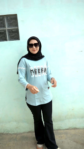 Atasan Wanita Katun Combet20s Motif Oval 02√ Deefas01