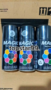 Pilok Pilox Pylox Cat Magic Paket 3 Kaleng Medium Grey 126 Primer Grey 120 Clear 101 300Cc