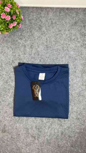 kaos anak polos warna nevy bahan cattoon combed 30s lembut halus tidak nerawang