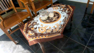 Taplak Meja Tamu & Guru Batik Pekalongan 100x100 cm