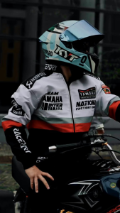 Jaket Nascar Bomber Touring Sunmori Jaket Motor Pria Wanita Racing Printing Premium