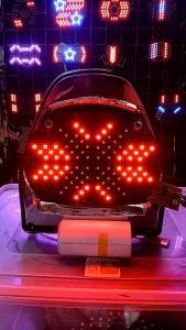 setoplam running Perza / MegaPro Primus thn 2006-2009 motif x dengan 8 mode kedipan otomatis free lem bakar.