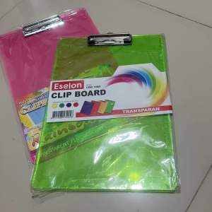 Papan Dada / Papan Ujian / Clipboard Transparan