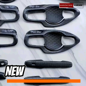 Paket Hemat Toyota Veloz 2022 & 2024: Cover Handle, Outer Tank, dan Cover Spion Karbon